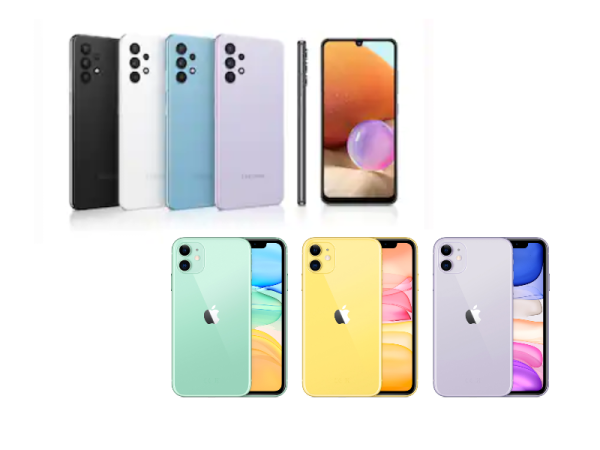 Diverse telefoons – Apple/Samsung